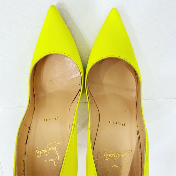 CHRISTIAN LOUBOUTIN So Kate Bi-Color Heels Sz 37.5 - Picture 5 of 6